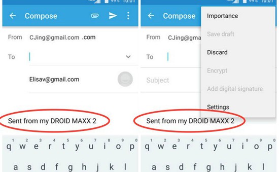 Motorola lộ thông tin DROID MAXX 2 qua hình ảnh giới thiệu Moto Email