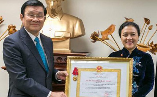 Chủ tịch nước trao Huân chương Lao động cho Phái đoàn thường trực Việt Nam tại LHQ