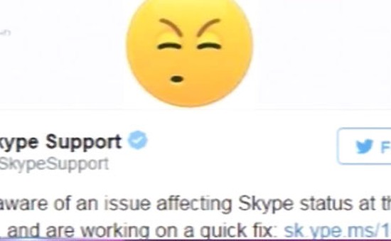 Skype gặp sự cố ở nhiều quốc gia