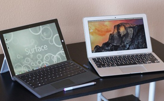 iPad Pro, Microsoft Surface Pro 3 và Macbook Air: Bạn chọn sản phẩm nào?
