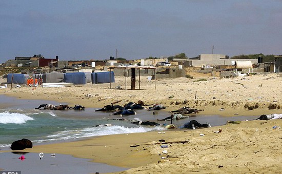 Phát hiện thêm 10 thi thể vụ chìm tàu chở người di cư ngoài khơi Libya