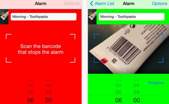 Barcode Alarm Clock – Bảo bối cho người hay “ngủ nướng”