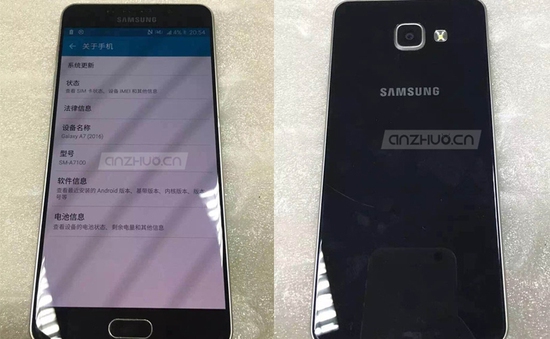 Samsung Galaxy A7 thế hệ mới lộ diện