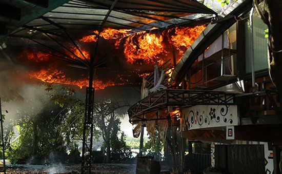 Cháy nhà hàng do hàn xì gas tại TT-Huế