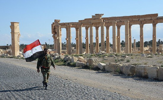 Syria rà phá bom mìn tại thành cổ Palmyra