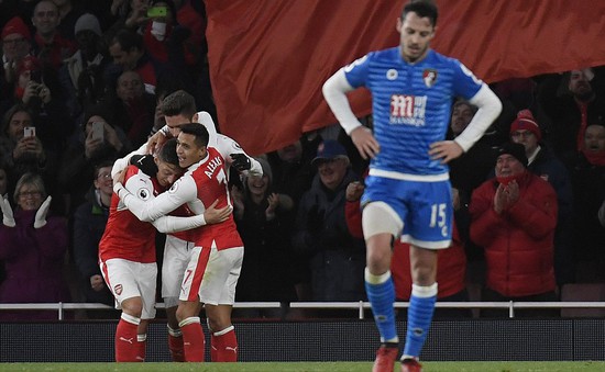 Arsenal 3-1 Bournemouth: May mắn + Bản lĩnh = Chiến thắng