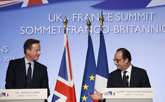 Hội nghị Thượng đỉnh Anh - Pháp chú trọng tới khủng hoảng tị nạn