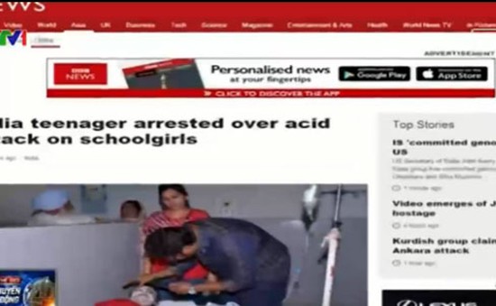 Ấn Độ bắt giữ đối tượng tạt axit hàng loạt nữ sinh