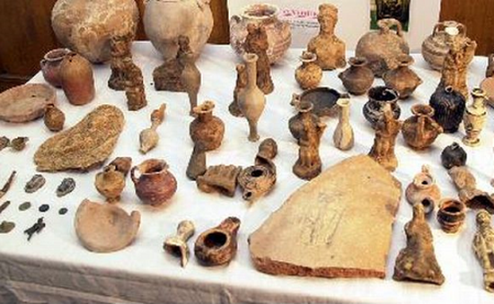 Cảnh sát Hy Lạp triệt phá đường dây buôn lậu hàng nghìn cổ vật