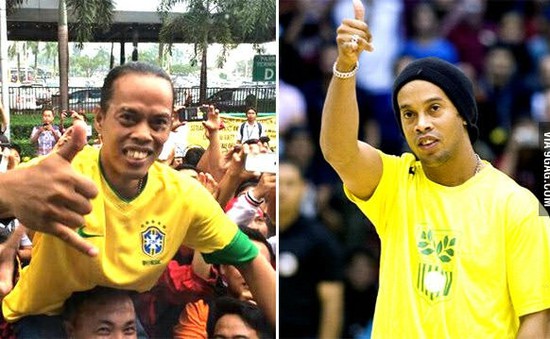 Gặp gỡ Sodikin, CĐV có khuôn mặt giống hệ Ronaldinho