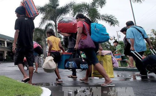Philippines: Bão Nock-Ten có nguy cơ gây lũ quét và lở đất