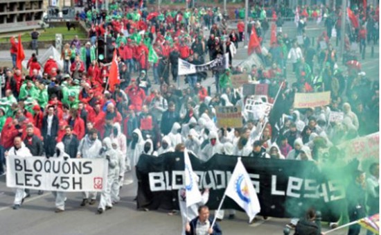 Bỉ: 10.000 người biểu tình phản đối cải cách lao động