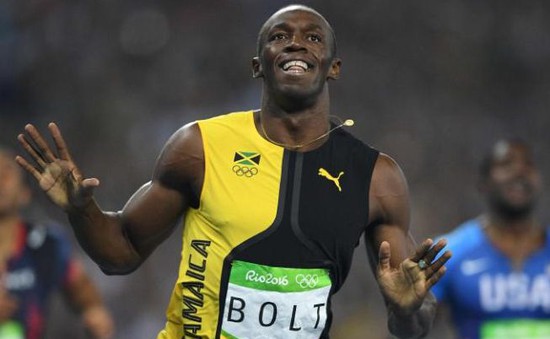 Usain Bolt đi vào lịch sử với HCV 100m thứ ba liên tiếp