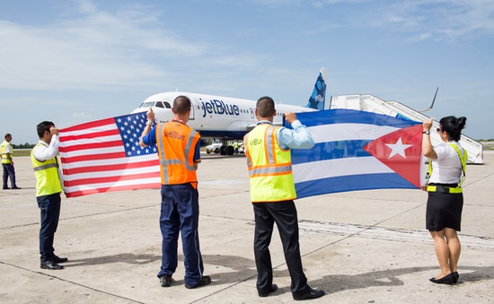 Chuyến bay thương mại đầu tiên nối Mỹ với thủ đô La Habana