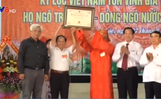 Công nhận kỷ lục Việt Nam cho dòng họ 18 Quận công