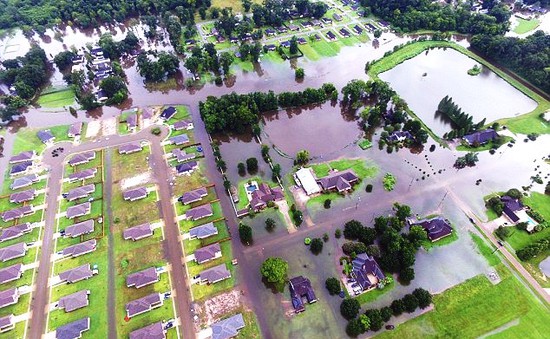 Lũ lụt lịch sử tại Louisiana (Mỹ) ảnh hưởng hàng chục nghìn người