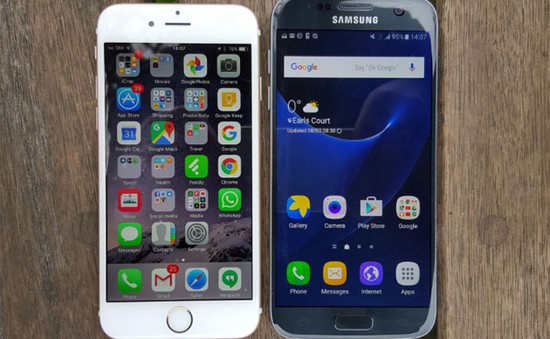 Doanh số bán Galaxy S7 vượt mặt iPhone 6S tại Mỹ