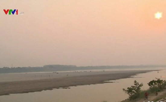 Mực nước sông Mekong tại Lào và Thái Lan tăng dần
