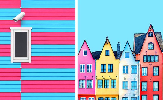 Rực rỡ những căn nhà mang màu sắc hoạt hình