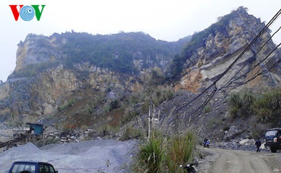 Sập mỏ đá ở Thanh Hóa, 4 người thiệt mạng