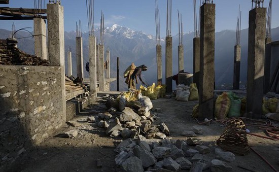 Hoạt động tái thiết tại Nepal diễn ra hết sức chậm chạp