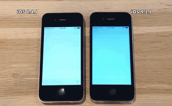iPhone đời cũ được tăng tốc nhờ bản cập nhật iOS 9.2.1?