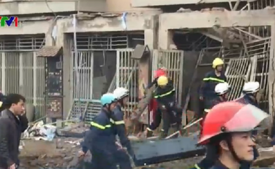 VIDEO: Cận cảnh hiện trường vụ nổ lớn tại khu đô thị Văn Phú, Hà Đông