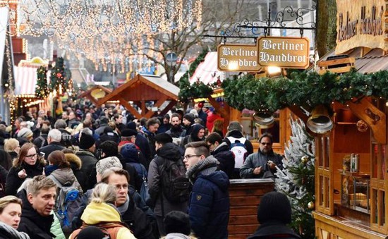 Chợ Giáng sinh ở Berlin, Đức mở cửa trở lại