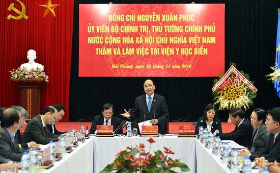 Thủ tướng Nguyễn Xuân Phúc: Đưa Viện Y học biển lên ngang tầm khu vực