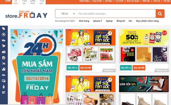 Hà Nội kích hoạt ngày mua sắm trực tuyến Online Friday vào tối nay (1/12)
