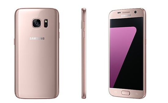 Samsung bổ sung phiên bản màu vàng hồng cho Galaxy S7 và S7 edge