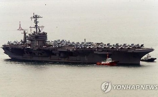 Tàu sân bay Mỹ đến Hàn Quốc tham gia tập trận chung