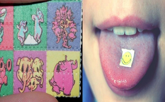 Ma túy tem giấy tạo ảo giác nguy hiểm khi sử dụng