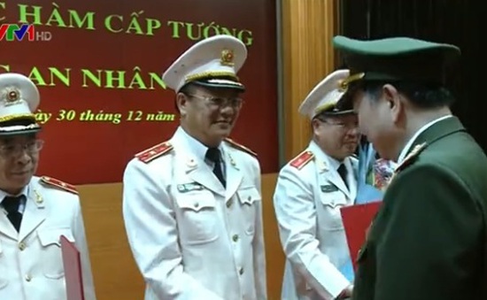 Thăng cấp bậc hàm cấp Tướng trong lực lượng Công an nhân dân