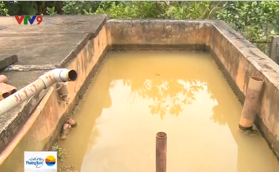 Trạm cấp nước bỏ không, dân dùng nước sông tắm giặt