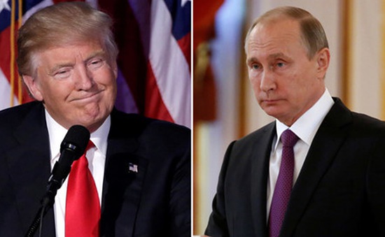 Tổng thống Mỹ đắc cử Donald Trump điện đàm với Tổng thống Nga