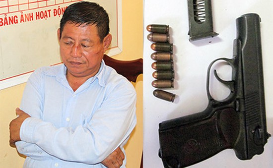 An Giang thu giữ súng trong vụ Trung tá Campuchia bắn 2 người Việt