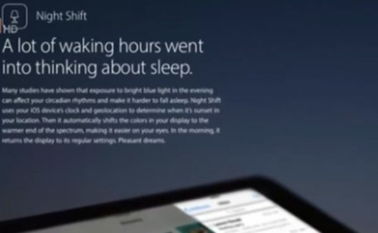 Night Shift giúp người dùng iOS dễ ngủ hơn