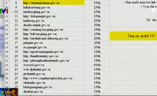 Kiểm tra thông tin trang mạng GOV.VN bị gắn đường dẫn ẩn