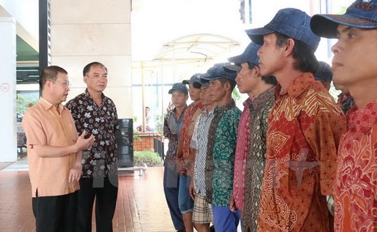 26 ngư dân Việt Nam bị Indonesia bắt giữ được đưa về nước