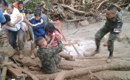 Colombia nỗ lực cứu trợ nạn nhân vụ sạt lở đất