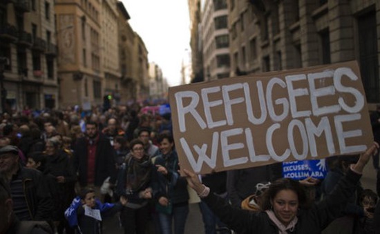 Biểu tình đòi tiếp nhận người tị nạn tại Tây Ban Nha
