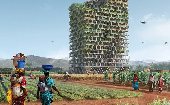 Tòa nhà lưu động giúp thúc đẩy nông nghiệp châu Phi