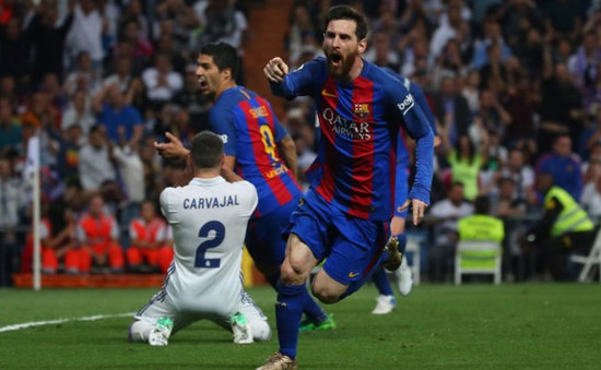 Messi tỏa sáng phút bù giờ, Barcelona quật ngã Real Madrid tại Bernabeu