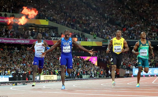 Giải điền kinh VĐTG: Usain Bolt thất bại ở đường chạy 100m sở trường