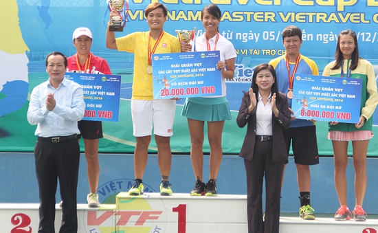 VTVcab tường thuật trực tiếp Giải quần vợt Vô địch nữ Toàn quốc 2017