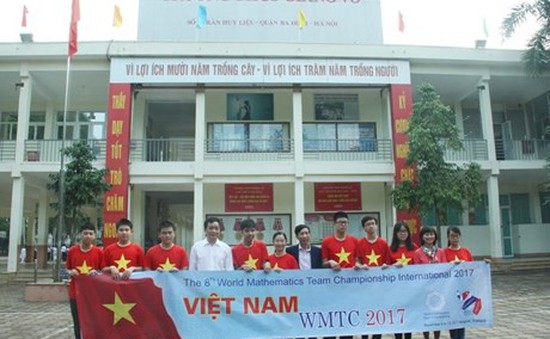 Việt Nam đạt giải cao tại Kỳ thi vô địch các đội tuyển Toán thế giới