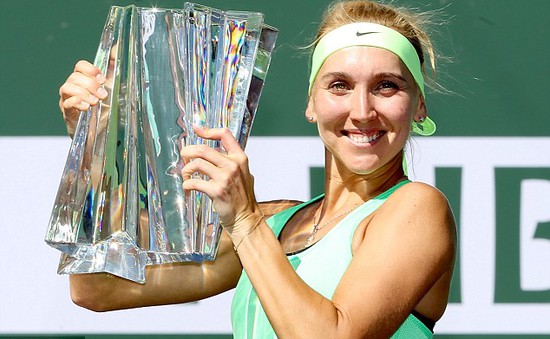Ngược dòng ngoạn mục, Vesnina lần đầu đăng quang tại Indian Wells