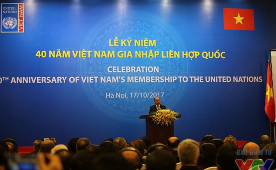 Thủ tướng Nguyễn Xuân Phúc dự Lễ kỷ niệm 40 năm Việt Nam gia nhập LHQ