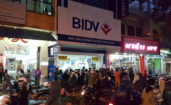 Tái hiện hiện trường vụ cướp ngân hàng BIDV ở Huế